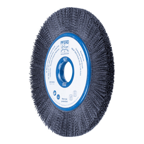 PFERD TOOLS COMPOSITE FLEX Rundbürste RBUP Ø 300x13x50,8 mm Keramik-Filament-Ø 1,10mm Korn 80 stationär