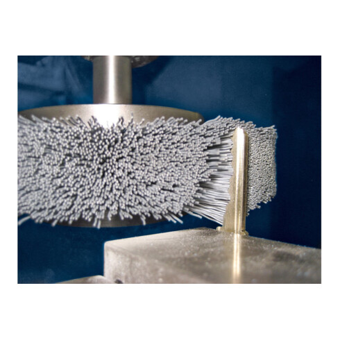 PFERD TOOLS COMPOSITE FLEX Rundbürste RBUP Ø 300x13x50,8 mm Keramik-Filament-Ø 1,10mm Korn 80 stationär