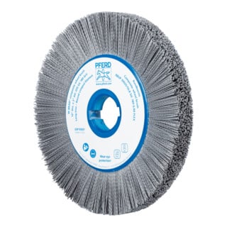 PFERD TOOLS COMPOSITE FLEX Rundbürste RBUP Ø 300x25x50,8 mm Bohrung SiC-Filament-Ø 0,90mm Korn 180 stationär