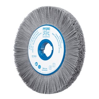 PFERD TOOLS COMPOSITE FLEX Rundbürste RBUP Ø 300x25x50,8 mm Bohrung SiC-Filament-Ø 1,10mm Korn 80 stationär