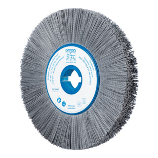PFERD TOOLS COMPOSITE FLEX Rundbürste RBUP Ø 350x25x50,8 mm Bohrung SiC-Filament-Ø 0,90mm Korn 180 stationär