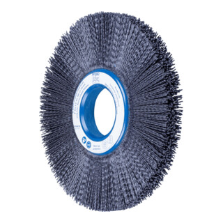 PFERD TOOLS COMPOSITE FLEX Rundbürste RBUP Ø 200x13x50,8 mm Keramik-Filament-Ø 1,10mm Korn 120 stationär