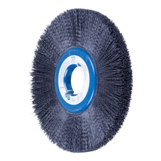 PFERD TOOLS COMPOSITE FLEX Rundbürste RBUP Ø 250x13x50,8 mm Keramik-Filament-Ø 0,55 mm Korn 120 stationär
