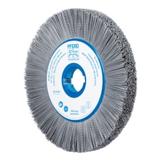PFERD TOOLS COMPOSITE FLEX Rundbürste RBUP Ø 300x25x50,8 mm Bohrung SiC-Filament-Ø 0,90mm Korn 180 stationär
