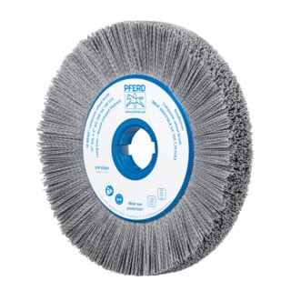 PFERD TOOLS COMPOSITE FLEX Rundbürste RBUP Ø 300x25x50,8 mm Bohrung SiC-Filament-Ø 1,10mm Korn 120 stationär