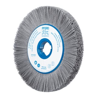 PFERD TOOLS COMPOSITE FLEX Rundbürste RBUP Ø 300x25x50,8 mm Bohrung SiC-Filament-Ø 1,10mm Korn 80 stationär