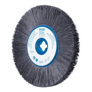 PFERD TOOLS COMPOSITE FLEX Rundbürste RBUP Ø 350x25x50,8 mm Keramik-Filament-Ø 1,10mm Korn 80 stationär