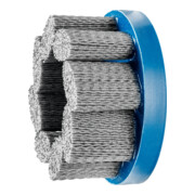 PFERD TOOLS COMPOSITE FLEX Tellerbürste DBU Ø 100x22,2 mm Bohrung SiC-Filament-Ø 1,10mm Korn 120 stationär