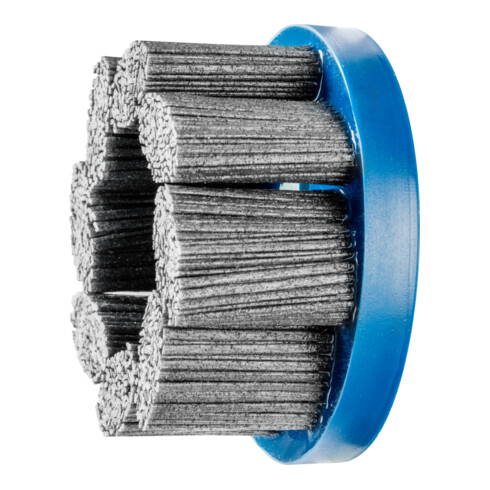 PFERD TOOLS COMPOSITE FLEX Tellerbürste DBU Ø 100x22,2 mm Bohrung SiC-Filament-Ø 1,14 mm Korn 80 stationär