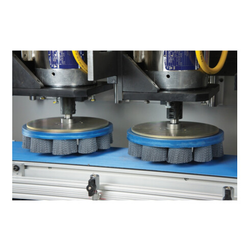 PFERD TOOLS COMPOSITE FLEX Tellerbürste DBU Ø 150x22,2 mm Bohrung SiC-Filament-Ø 0,55 mm Korn 320 stationär