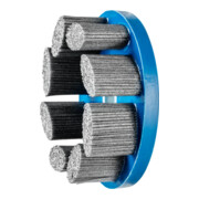 PFERD TOOLS COMPOSITE FLEX Tellerbürste DBU Ø 150x22,2 mm Bohrung SiC-Filament-Ø 1,14 mm Korn 80 stationär