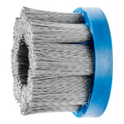 PFERD TOOLS COMPOSITE FLEX Tellerbürste DBU Ø 76x22,2 mm Bohrung SiC-Filament-Ø 0,55 mm Korn 320 stationär