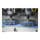 PFERD TOOLS COMPOSITE FLEX Tellerbürste DBU Ø 100x22,2 mm Bohrung SiC-Filament-Ø 1,14 mm Korn 80 stationär