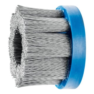 PFERD TOOLS COMPOSITE FLEX Tellerbürste DBU Ø 76x22,2 mm Bohrung SiC-Filament-Ø 0,55 mm Korn 320 stationär