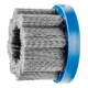 PFERD TOOLS COMPOSITE FLEX Tellerbürste DBU Ø 76x22,2 mm Bohrung SiC-Filament-Ø 1,10mm Korn 120 stationär