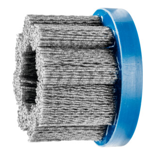 PFERD TOOLS COMPOSITE FLEX Tellerbürste DBU Ø 76x22,2 mm Bohrung SiC-Filament-Ø 1,10mm Korn 80 stationär