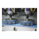 PFERD TOOLS COMPOSITE FLEX Tellerbürste DBU Ø 76x22,2 mm Bohrung SiC-Filament-Ø 1,10mm Korn 80 stationär