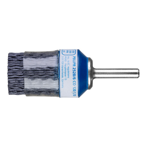 PFERD TOOLS COMPOSITE Pinselbürste PBUPR Ø 25 mm Schaft-Ø 6 mm Keramik-Filament-Ø 1,00mm Korn 120 stationär