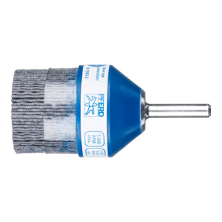 PFERD TOOLS COMPOSITE Pinselbürste PBUPR Ø 38 mm Schaft-Ø 6 mm SiC-Filament-Ø 1,00mm Korn 120 stationär