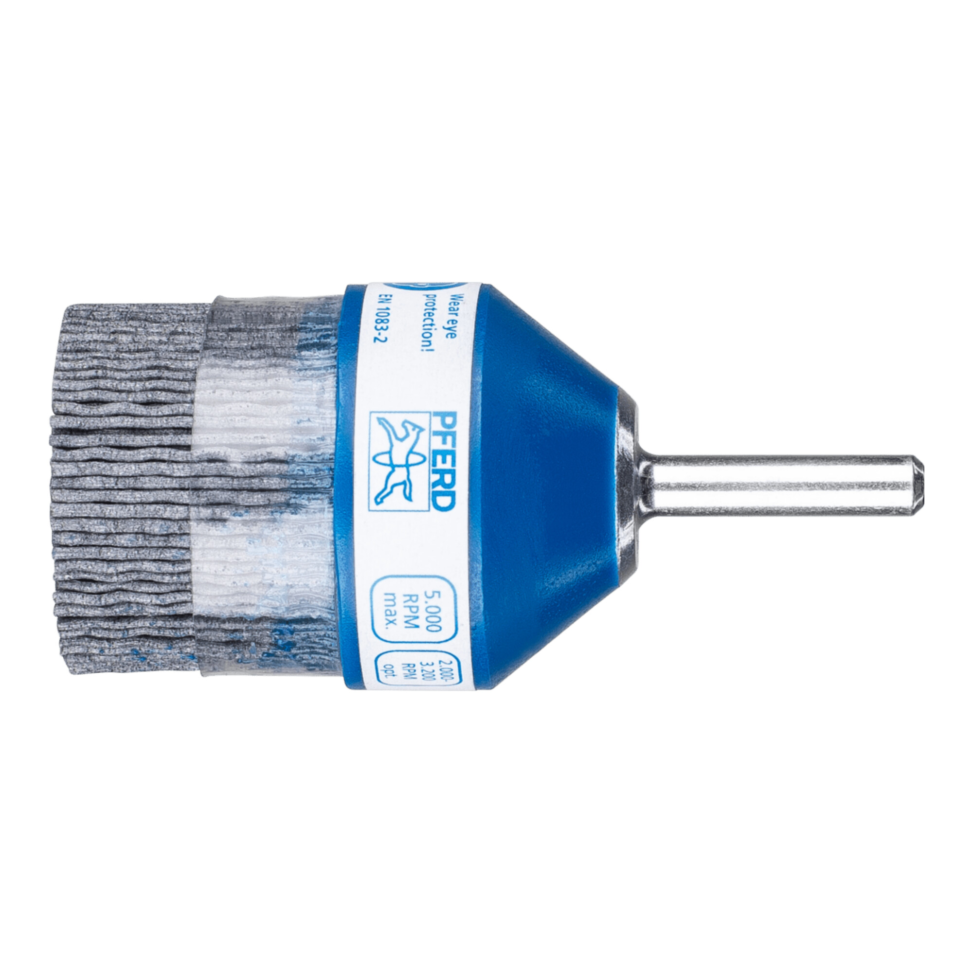 PFERD TOOLS COMPOSITE Pinselbürste PBUPR Ø 38 mm Schaft-Ø 6 mm SiC-Filament-Ø 1,00mm Korn 120 stationär