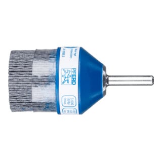 PFERD TOOLS COMPOSITE Pinselbürste PBUPR Ø 38 mm Schaft-Ø 6 mm SiC-Filament-Ø 1,00mm Korn 120 stationär