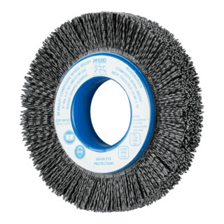 PFERD TOOLS COMPOSITE Rundbürste RBUP Ø 150x25x50,8 mm Bohrung Keramik-Filament-Ø 1,10mm Korn 80 stationär