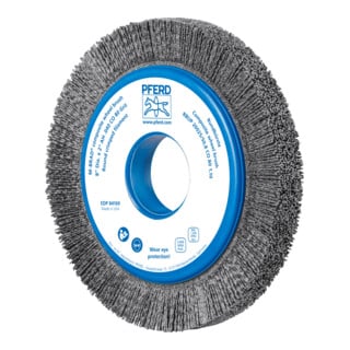 PFERD TOOLS COMPOSITE Rundbürste RBUP Ø 200x25x50,8 mm Bohrung Keramik-Filament-Ø 1,10mm Korn 80 stationär