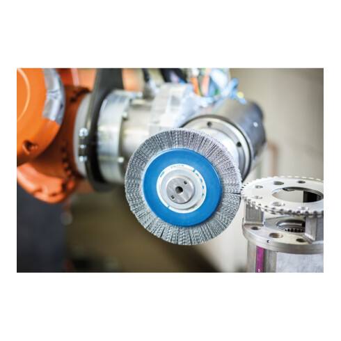 PFERD TOOLS COMPOSITE Rundbürste RBUP Ø 200x25x50,8 mm Bohrung SiC-Filament-Ø 1,10mm Korn 80 stationär