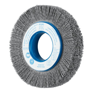 PFERD TOOLS COMPOSITE Rundbürste RBUP Ø 150x25x50,8 mm Bohrung SiC-Filament-Ø 0,55 mm Korn 320 stationär