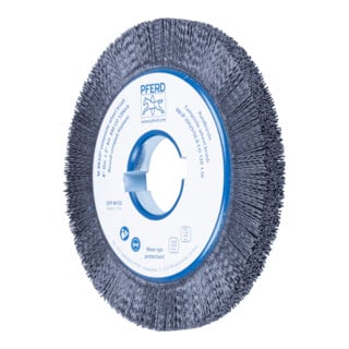 PFERD TOOLS COMPOSITE Rundbürste RBUP Ø 200x13x50,8 mm Bohrung Keramik-Filament-Ø 1,10mm Korn 120 stationär