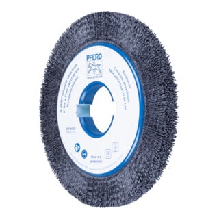 PFERD TOOLS COMPOSITE Rundbürste RBUP Ø 200x13x50,8 mm Bohrung Keramik-Filament-Ø 1,10mm Korn 80 stationär