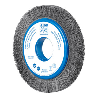 PFERD TOOLS COMPOSITE Rundbürste RBUP Ø 200x25x50,8 mm Bohrung Keramik-Filament-Ø 1,10mm Korn 80 stationär