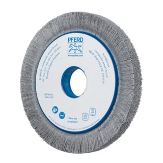 PFERD TOOLS COMPOSITE Rundbürste RBUP Ø 250x25x50,8 mm Bohrung SiC-Filament-Ø 1,10m Korn 120 stationär