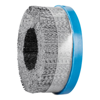 PFERD TOOLS COMPOSITE Tellerbürste DBUR Ø 125x22,2 mm Bohrung Keramik-Filament-Ø 1,10mm Korn 120 stationär