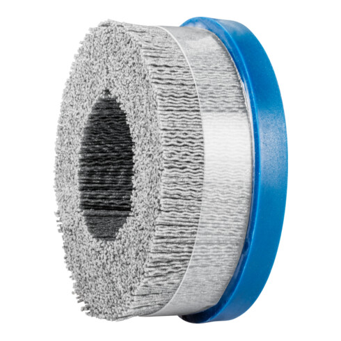 PFERD TOOLS COMPOSITE Tellerbürste DBUR Ø 125x22,2 mm Bohrung SiC-Filament-Ø 1,10mm Korn 80 stationär