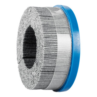 PFERD TOOLS COMPOSITE Tellerbürste DBUR Ø 125x22,2 mm Bohrung SiC-Filament-Ø 1,14 mm Korn 80 stationär