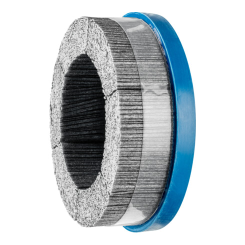 PFERD TOOLS COMPOSITE Tellerbürste DBUR Ø 150x22,2 mm Bohrung SiC-Filament-Ø 1,14 mm Korn 80 stationär