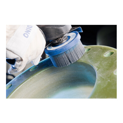 PFERD TOOLS COMPOSITE Tellerbürste DBUR Ø 75 mm M14 SiC-Filament-Ø 1,14 mm Korn 80 stationär