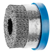 PFERD TOOLS COMPOSITE Tellerbürste DBUR Ø 76x22,2 mm Bohrung Keramik-Filament-Ø 1,10mm Korn 120 stationär