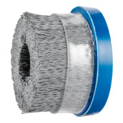 PFERD TOOLS COMPOSITE Tellerbürste DBUR Ø 76x22,2 mm Bohrung SiC-Filament-Ø 0,55 mm Korn 320 stationär