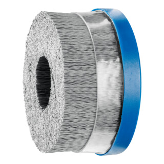 PFERD TOOLS COMPOSITE Tellerbürste DBUR Ø 100x22,2 mm Bohrung SiC-Filament-Ø 0,55 mm Korn 320 stationär
