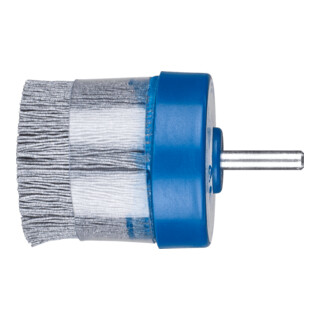PFERD TOOLS COMPOSITE Tellerbürste DBUR Ø 50mm Schaft-Ø6 mm SiC-Filament-Ø 0,55 mm Korn 120 stationär