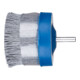 PFERD TOOLS COMPOSITE Tellerbürste DBUR Ø 63 mm Schaft-Ø 6 mm SiC-Filament-Ø 0,55 mm Korn 120 stationär