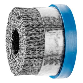 PFERD TOOLS COMPOSITE Tellerbürste DBUR Ø 76x22,2 mm Bohrung Keramik-Filament-Ø 1,10mm Korn 120 stationär