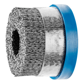 PFERD TOOLS COMPOSITE Tellerbürste DBUR Ø 76x22,2 mm Bohrung Keramik-Filament-Ø 1,10mm Korn 120 stationär