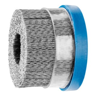 PFERD TOOLS COMPOSITE Tellerbürste DBUR Ø 76x22,2 mm Bohrung SiC-Filament-Ø 1,10mm Korn 120 stationär