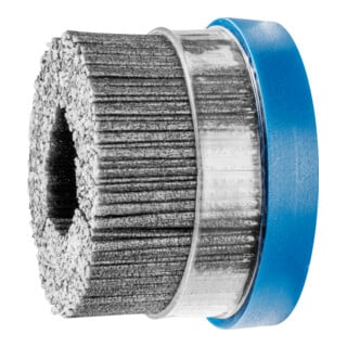 PFERD TOOLS COMPOSITE Tellerbürste DBUR Ø 76x22,2 mm Bohrung SiC-Filament-Ø 1,14 mm Korn 80 stationär