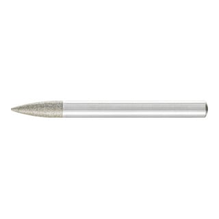 PFERD TOOLS Dia.-Schleifst. Spitzbog. Ø6x18 mm SchaftØ6 mm D126 (mit.) z. Gravur/Schleifen kl. Öffnungen
