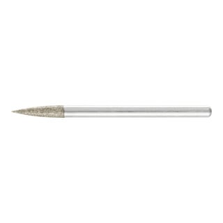 PFERD TOOLS Dia.-Schleifst. Spitzbog. Ø3x13 mm SchaftØ3 mm D126 (mit.) z. Gravur/Schleifen kl. Öffnungen