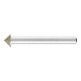 PFERD TOOLS Dia.-Schleifst. Spitzkegel Ø10x90° SchaftØ6 mm D126 (mit.) zum Anfasen/Entgraten/Senken